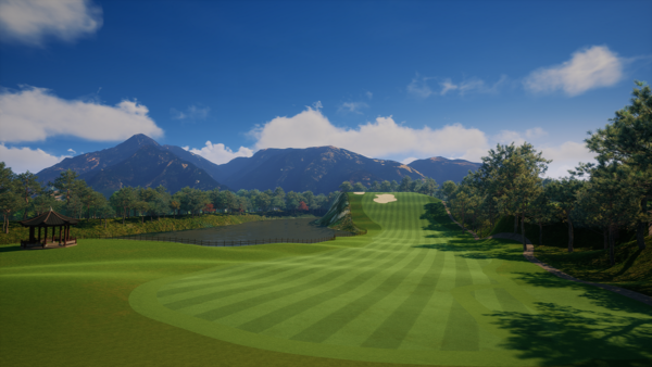 골프존이 한국 골프의 출발점으로 평가받는 '군자리CC'를 스크린골프 코스로 복원하고 전국 골프존 시뮬레이터가 설치된 스크린골프장에서 선보인다. 골프존 제공 [뉴스락]