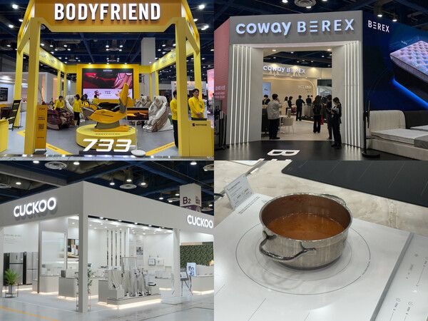 각 사 부스 전경. 사진=김상우 기자 [뉴스락]