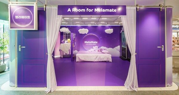 멜라메이트 팝업스토어 전경. CJ웰케어 제공 [뉴스락]