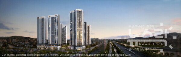 HDC현대산업개발·BS한양, ‘안양역 센트럴 아이파크 수자인’ 석경 투시도. 사진=HDC현대산업개발 [뉴스락]