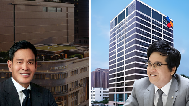 왼쪽부터 정용진 신세계그룹 회장, 이재현 CJ그룹 회장. [뉴스락편집]