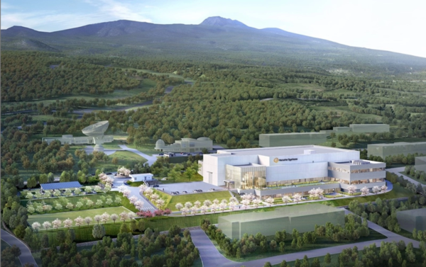 제주 서귀포시에 위치한 한화시스템 '제주우주센터' 조감도. 사진=한화시스템 [뉴스락]