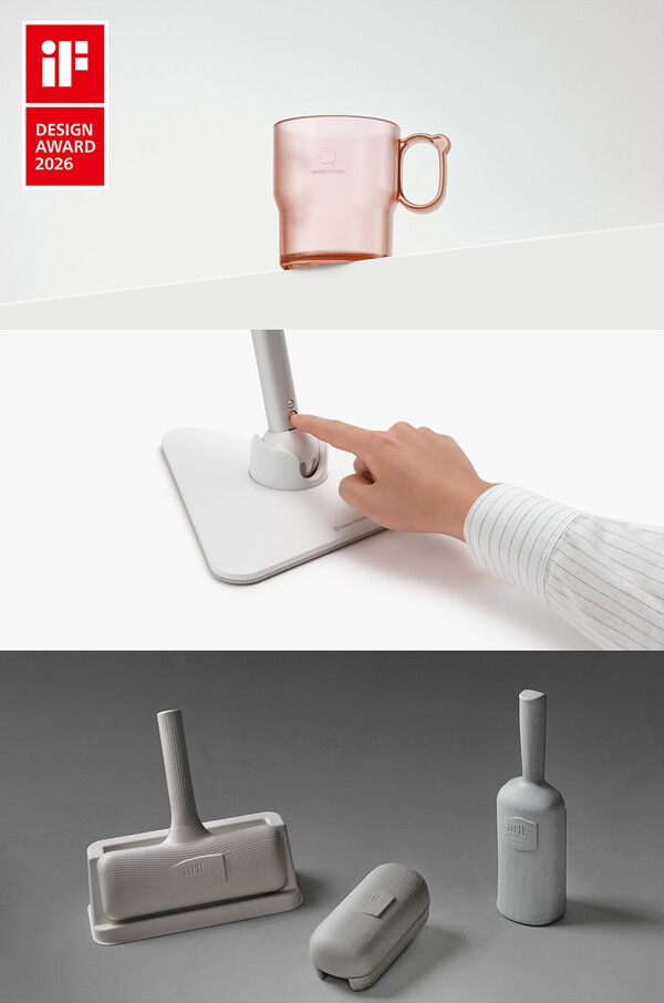 위로부터 트레이닝컵,&nbsp;맙툴,&nbsp;펄프 테이프 클리너. 유한킴벌리 제공 [뉴스락]