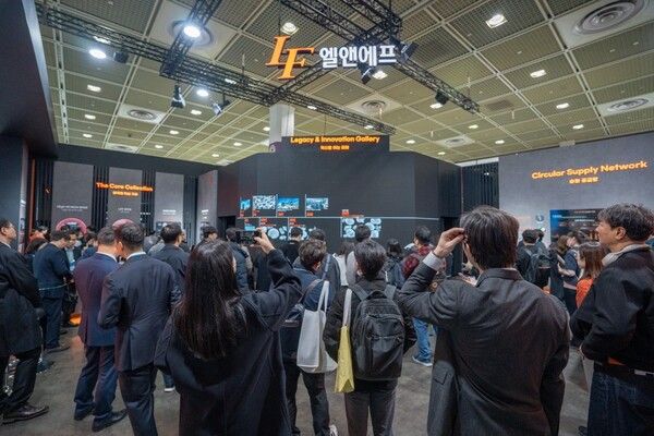 엘앤에프 인터베터리2026 부스 전경