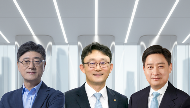 (왼쪽부터) 정재헌 SKT CEO, 박윤영 KT 대표 후보자, 홍범식 LG유플러스 CEO. 각 사 제공 [뉴스락 편집]
