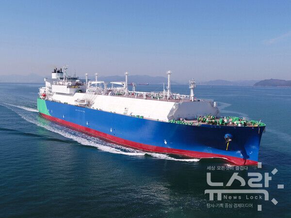 삼성중공업은 오세아니아 지역 선사로부터 LNG운반선 2척을 7701억원에 계약했다고 23일 밝혔다. 삼성중공업의 LNG운반선. 사진=삼성중공업 [뉴스락]