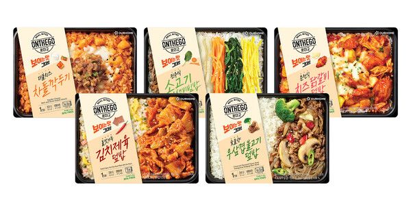 아워홈 온더고 판매량&nbsp;Top5 제품. 아워홈 제공 [뉴스락]