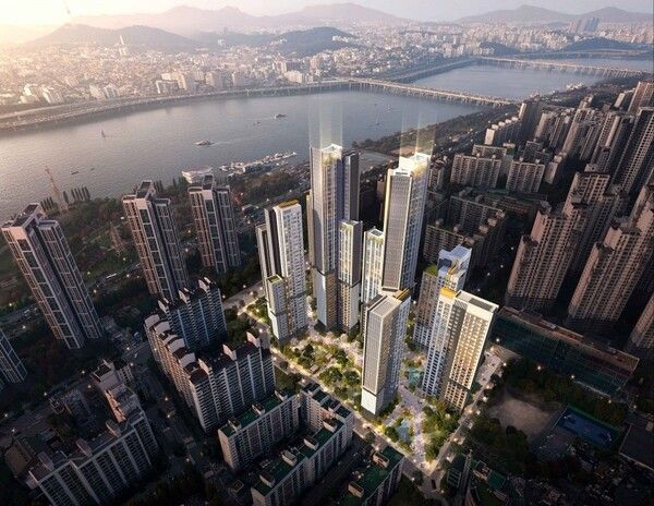 신반포&nbsp;19∙25차&nbsp;통합&nbsp;재건축&nbsp;사업&nbsp;조감도. 삼성물산 제공 [뉴스락]