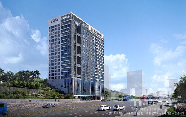 ‘호반써밋 양재’ 투시도. 사진=호반건설 [뉴스락]