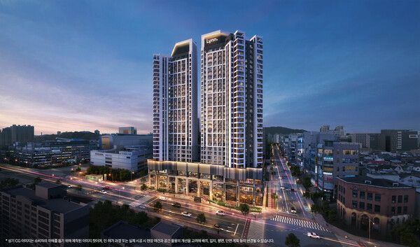 영통역 우미 린 투시도(야경). 우미건설 제고 [뉴스락]