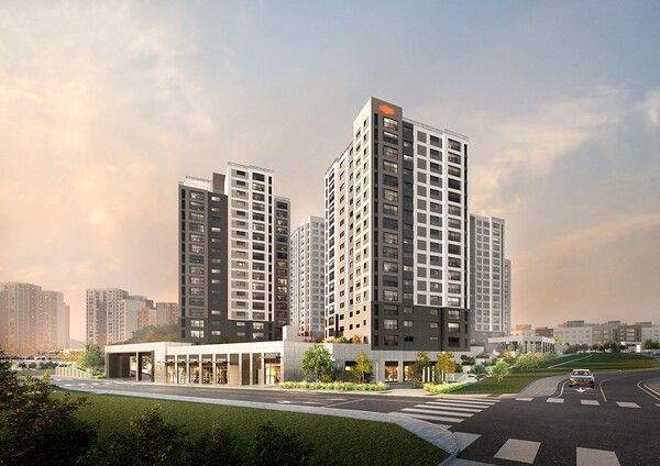 안양 '에버포레 자연& e편한세상' 투시도. 사진 DL이앤씨 [뉴스락]