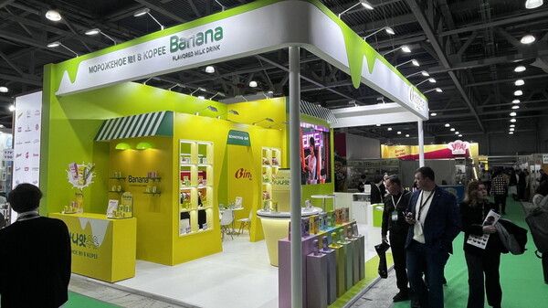 지난 2월 모스크바에서 열린 '2026 PRODEXPO' 빙그레 부스 전경. 빙그레 제공 [뉴스락]