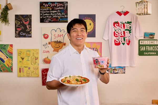 농심면가 프로젝트와 함께한 쌤쌤쌤 김훈 오너셰프. 농심 제공 [뉴스락]