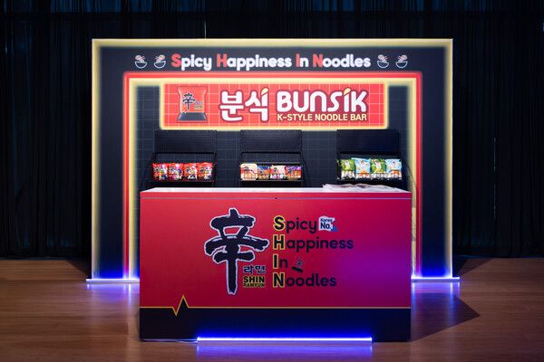 농심 뉴욕한국문화원 여름 문화 캠페인 신라면 분식 부스 전경. 농심 제공 [뉴스락]