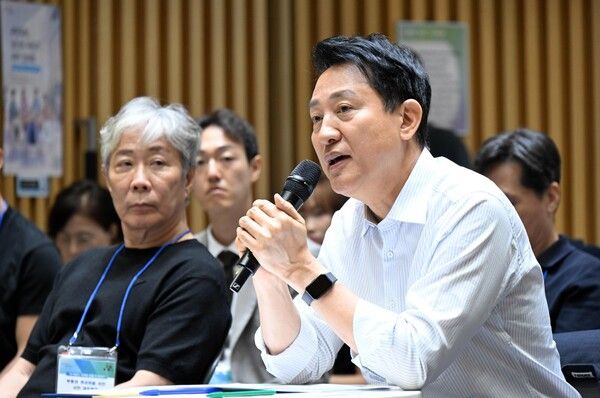 6일 오세훈 서울시장이 서울시청에서 열린 '부동산 정상화를 위한 서울시 대토론회'에서 발언하고 있다. 사진=서울시 [뉴스락]
