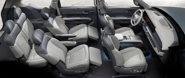 기아, The Kia EV9 기본 모델 내장(6인승 릴렉션)