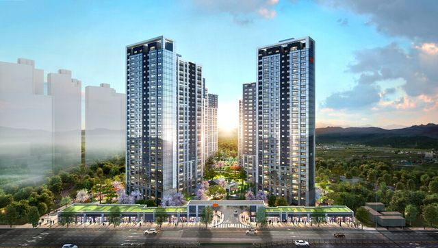 e편한세상 군산 디오션루체 투시도[자료제공=DL E&C]