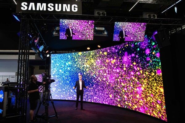 삼성전자가 ‘IBC 2023’에서 선보일 예정인 ‘더 월 포 버추얼 프로덕션’ [사진 제공=삼성전자]