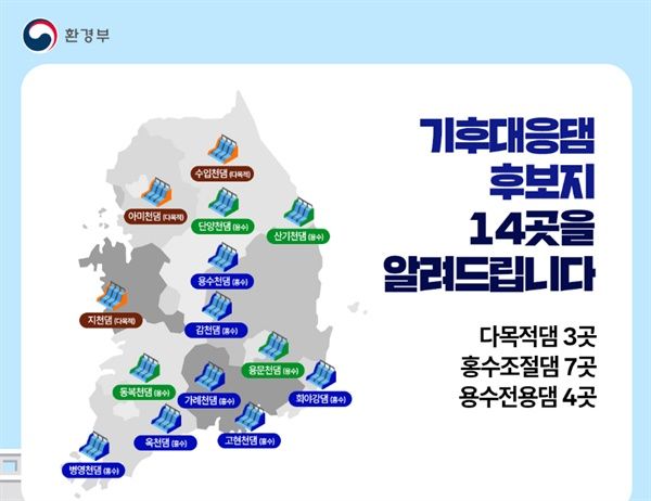 지난 7월 환경부에서 배포한 개후대음 댐 설치 예상도. [사진제공=환경청]