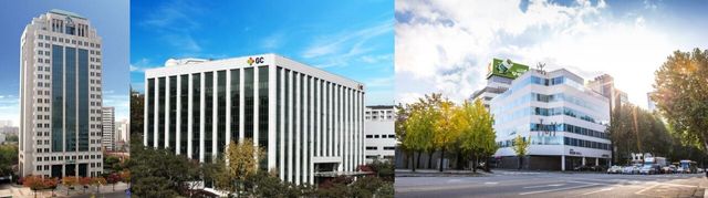 이달 말부터 국내 5대 제약사(유한양행‧GC녹십자‧대웅제약‧종근당‧한미약품) 실적 발표가 예고된 가운데 유한양행, GC녹십자, 대웅제약(왼쪽부터)의 3분기 실적이 호실적을 낼 것이라는 전망이다. [사진 제공=각사]