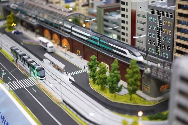 현대로템이 구현한 수소사회 디오라마 [사진제공=현대로템]