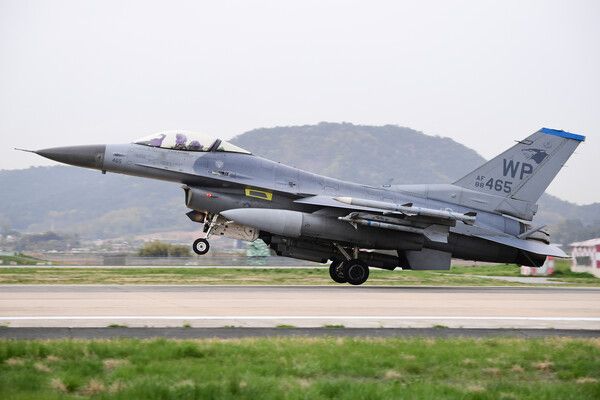 미군 F-16 전투기. 위 사진은 기사와 관계없음. [사진출처=뉴시스/공군]
