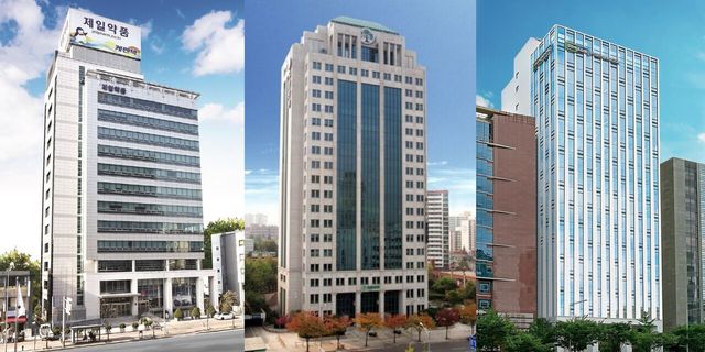 국내 상장 제약사들이 자회사 기업공개(IPO)에 나서고 있다. 사진은 왼쪽부터 제일약품, 유한양행, 동국제약 본사 전경. [사진 제공=각사]<br>