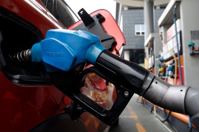 서울의 한 주유소에 설치된 경유 주유기 모습.[사진제공=뉴시스]