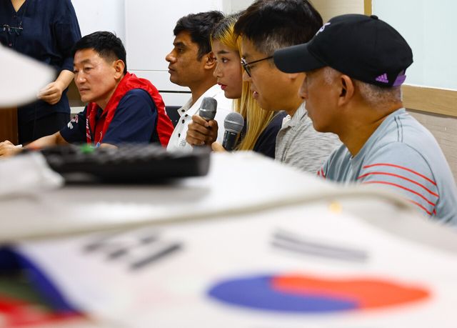 지난 8월 18일 서울 중구 민주노총에서 진행된 ‘고용허가제 20년, 무권리 강제노동, 차별과 착취 피해 이주노동자 증언대회’. [사진제공=뉴시스]<br>