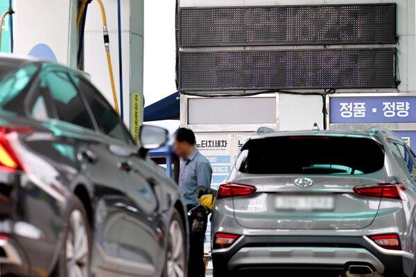 서울 시내의 한 주유소 [사진제공=뉴시스]