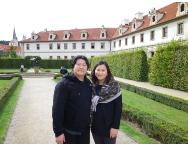 유학 시절 이상결&최별님 부부의 모습. [사진제공=본인]