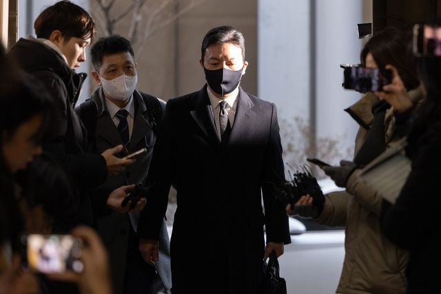 대통령경호처 김성훈 차장이 17일 서울 서대문구 경찰청 국가수사본부 특별수사단(특수단)에 출석하고 있다. [사진제공=뉴시스]