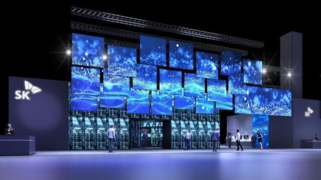 CES 2025 SK그룹 전시관 입구 ‘혁신의 문(Innovation Gate)’ 조감도 [사진제공=SK텔레콤]