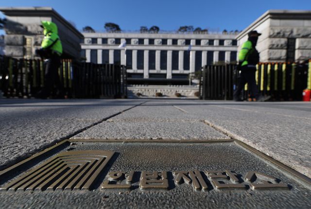 9일 오전 서울 종로구 헌법재판소 모습 [사진제공=뉴시스]