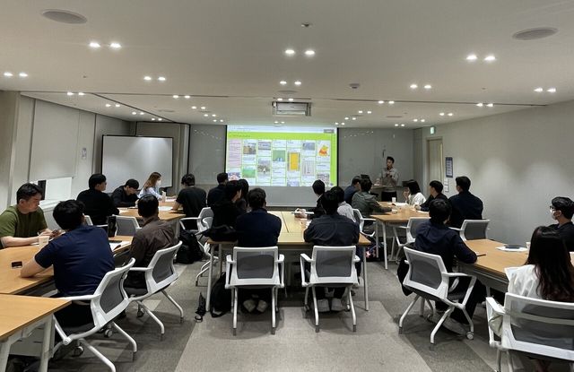 삼표그룹이 삼표그룹 비즈니스센터에서 신규 입사자를 위한 온보딩 교육을 진행하고 있다. [사진=삼표그룹]