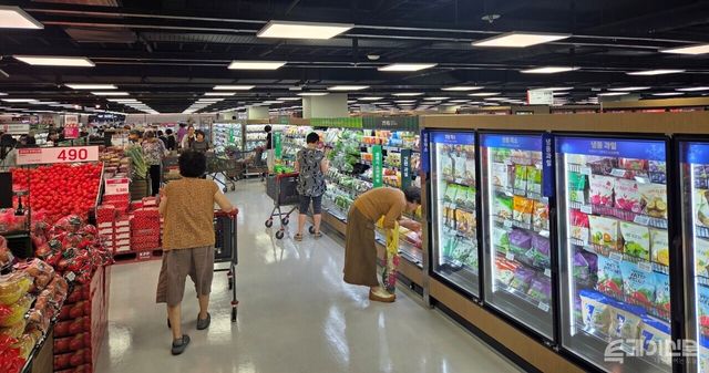 경기도 구리시 한 대형마트에서 시민들이 장을 보고 있다.&nbsp;ⓒ투데이신문&nbsp;