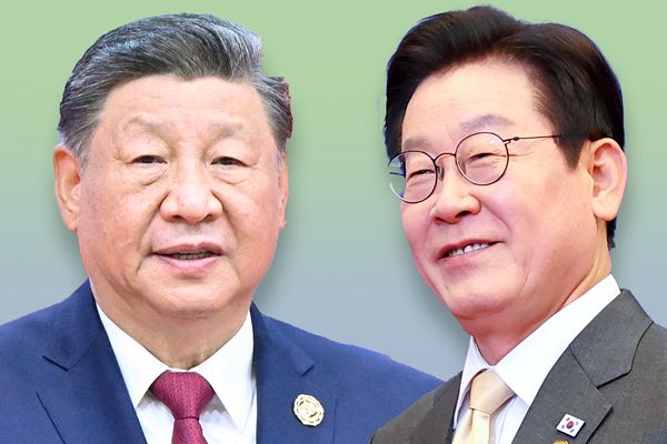 시진핑 중국 국가주석(좌)과 이재명 대통령. [이미지 제공=뉴시스]<br>