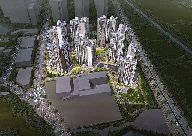 ‘힐스테이트 용인마크밸리’ 조감도. [사진=현대건설]<br>