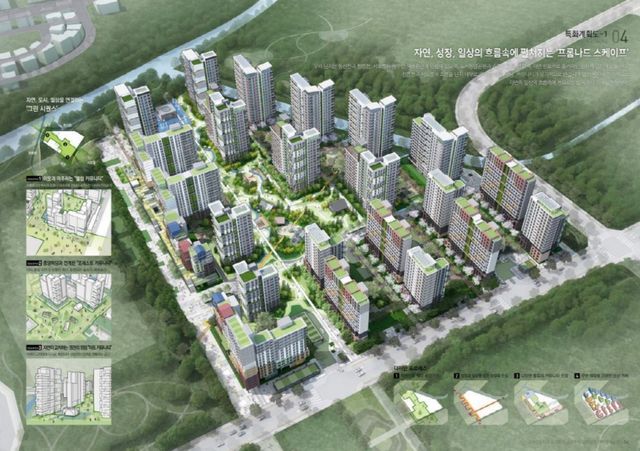 해안종합건축사사무소가 설계한 고양창릉 S-9 지구 특화설계도. [사진=조달청]