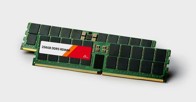 SK하이닉스 1b 32Gb 기반 256GB DDR5 RDIMM. [사진=SK하이닉스]