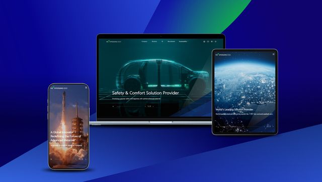 ‘웹어워드 코리아 2025’에서 최우수상을 수상한 HS효성첨단소재 홈페이지. [사진=HS효성첨단소재]