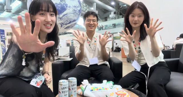 COP30 현장에서 GEYK 청년 [사진 제공=GEYK]