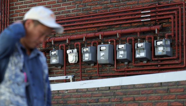 서울 시내 한 주택가의 가스 계량기 모습. [사진=뉴시스]<br>