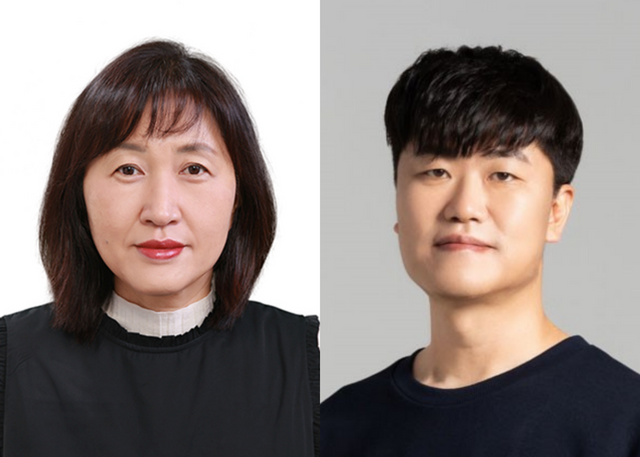 현대자동차그룹 진은숙 ICT담당 사장(왼쪽)과 현대오토에버 류석문 신임 대표. [사진=현대자동차그룹]