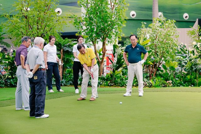 골프존이 출시한 도심형 하이브리드 골프장 ‘시티골프’가 중국에서 큰 관심을 끌고 있다. [사진=골프존]<br>