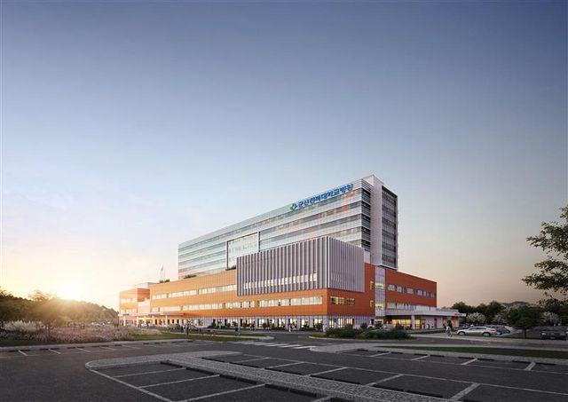 군산 전북대학교병원 투시도. [사진=동부건설]