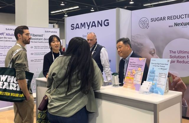 ‘NPEW 2025’에 참가한 삼양사가 부스를 운영하고 있다. [사진=삼양사]