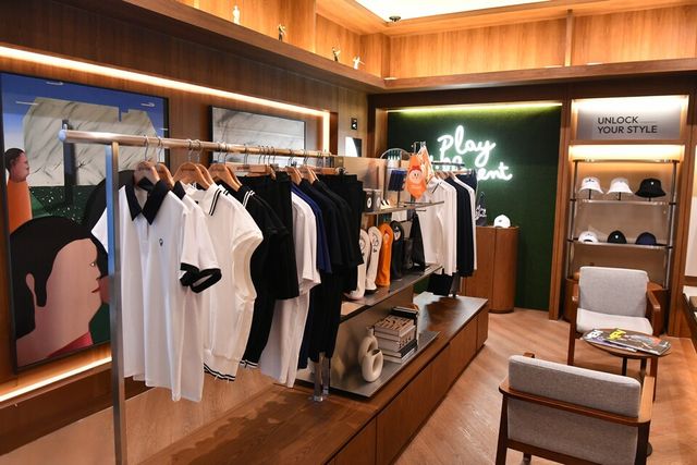 골프존 GDR아카데미 성남판교점에 마련된 골프존어패럴 쇼룸 [사진=골프존]