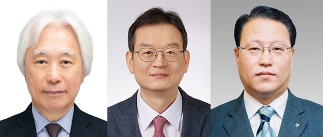 (왼쪽부터)유태호 태광산업 대표이사 내정자, 김대현 흥국생명 대표이사 내정자, 유재준 HK파트너스 대표이사 내정자. [사진=태광그룹]