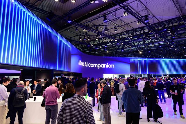 스페인 바르셀로나에서 열린 MWC 2025 삼성전자 전시관 전경 [사진=삼성전자]